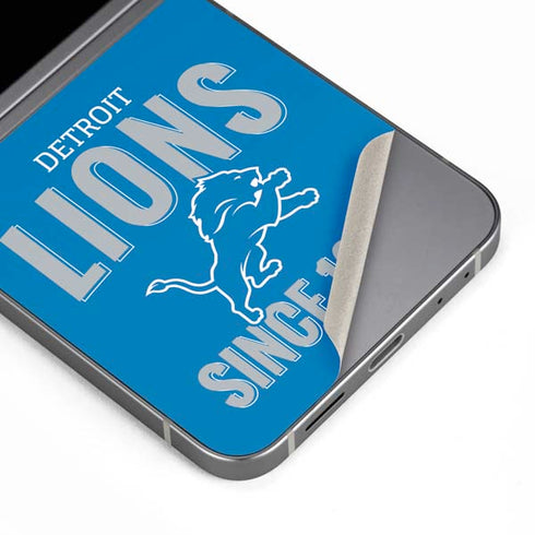 NFL Detroit Lions Helmet Galaxy Z Flip6 Skin